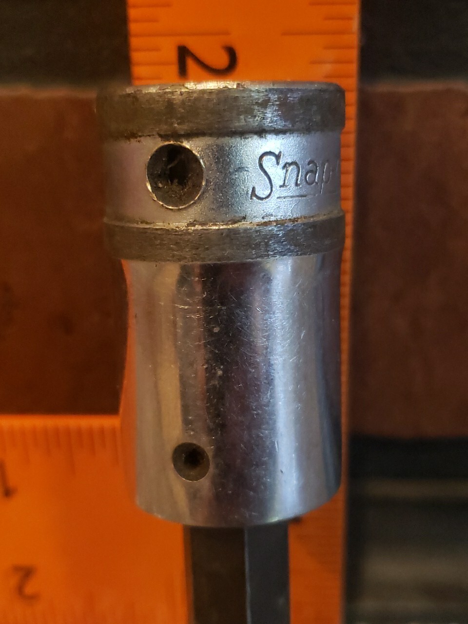 Vtg Snap On Tools 10MM METRIC Triple Square Bit Socket 1/2″ Dr STSM10B Underline