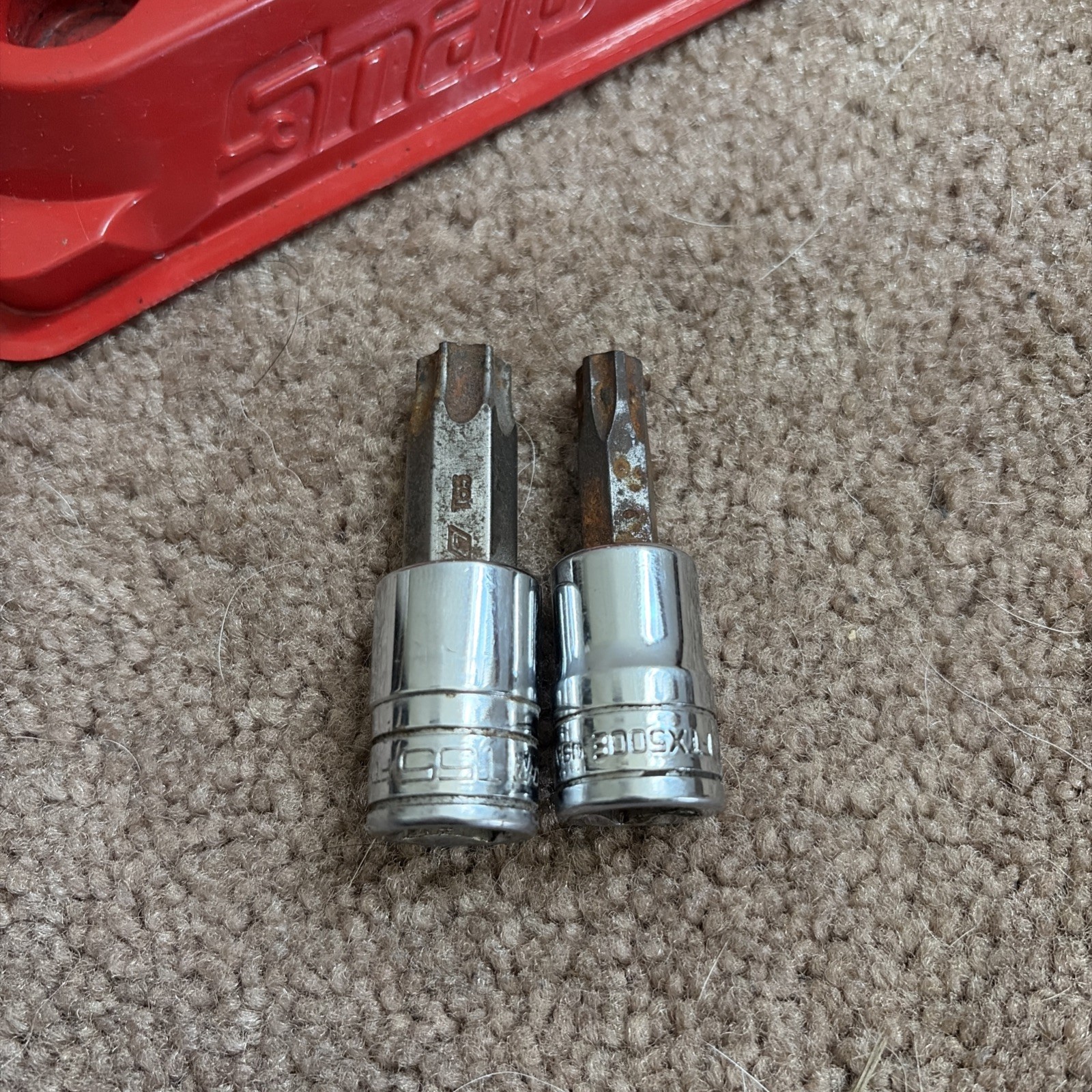 Snap On 209EFTXBY 9 pc Combination Drive TORX Bit Torx Socket Set