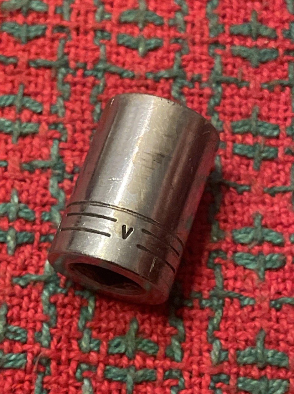 Vintage Craftsman 7/16” Socket 1/4” Drive =V= USA 🇺🇸 6 Point w/ Line