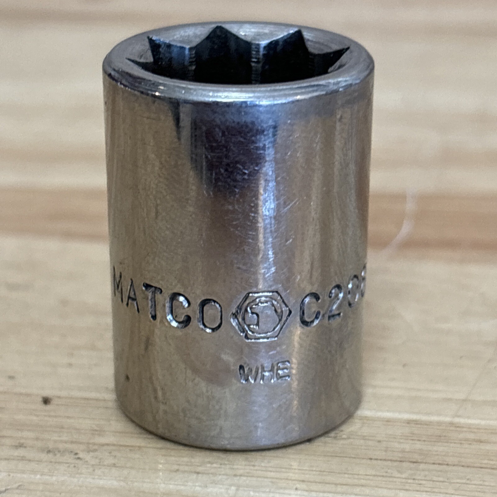 Matco 5/8″ Shallow Socket 1/2″ Drive 8 Point C208A