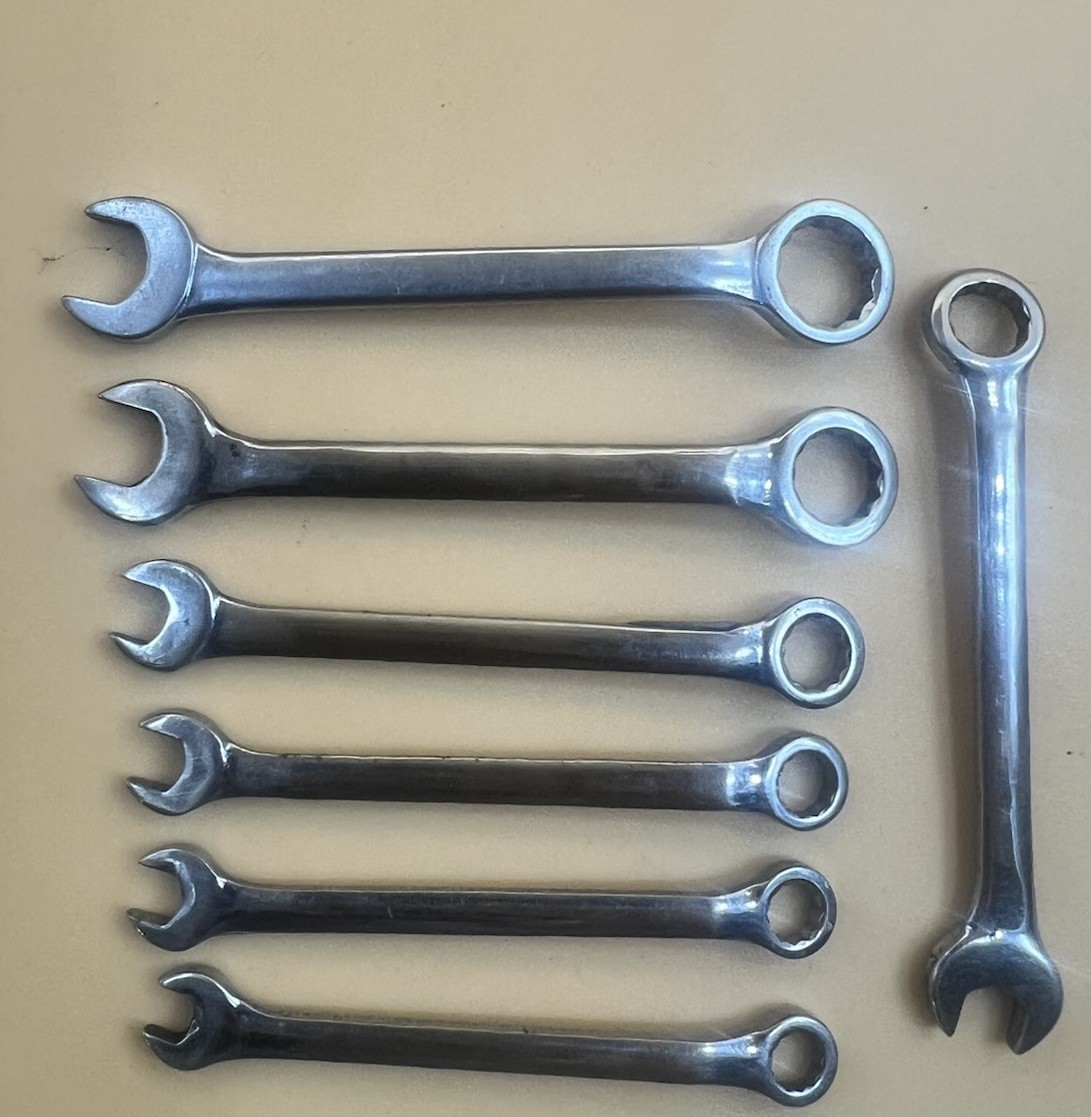 7 Piece Craftman Combination Midget Wrenches SAE- Metric Ignition
