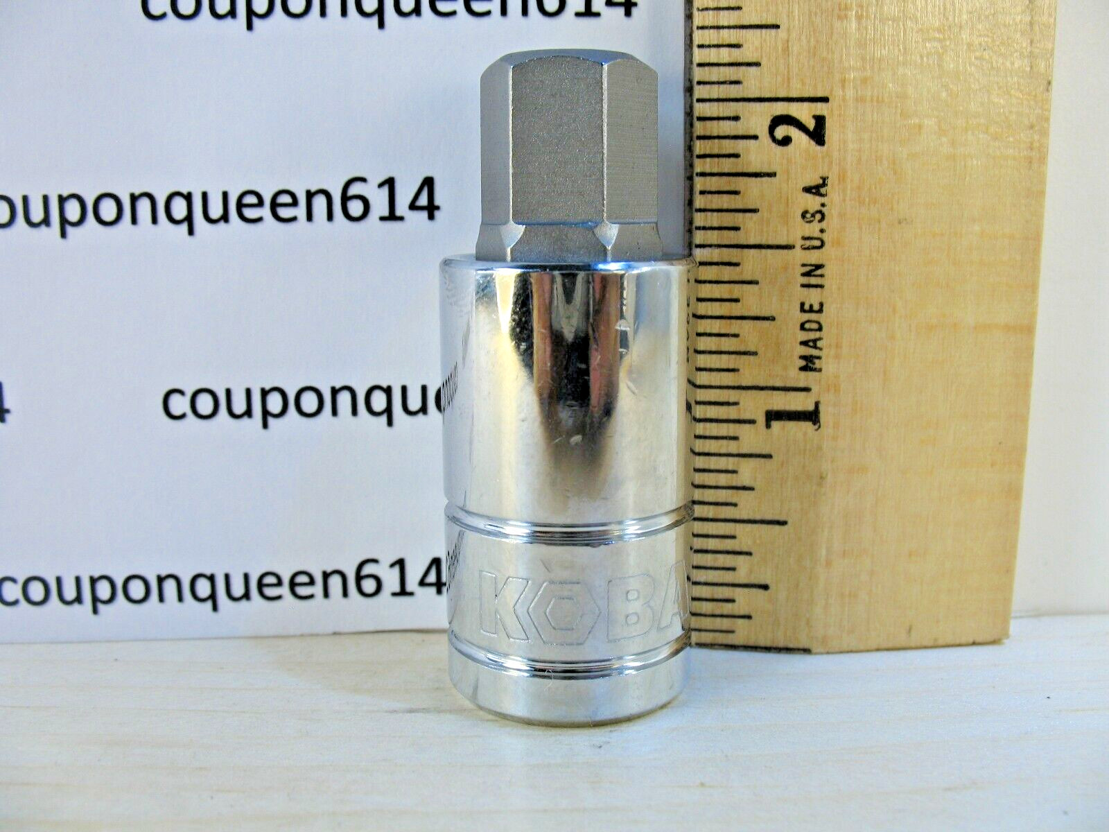 KOBALT 52000-0322, 1/2″ Drive Hex Bit Socket H13mm – Brand New