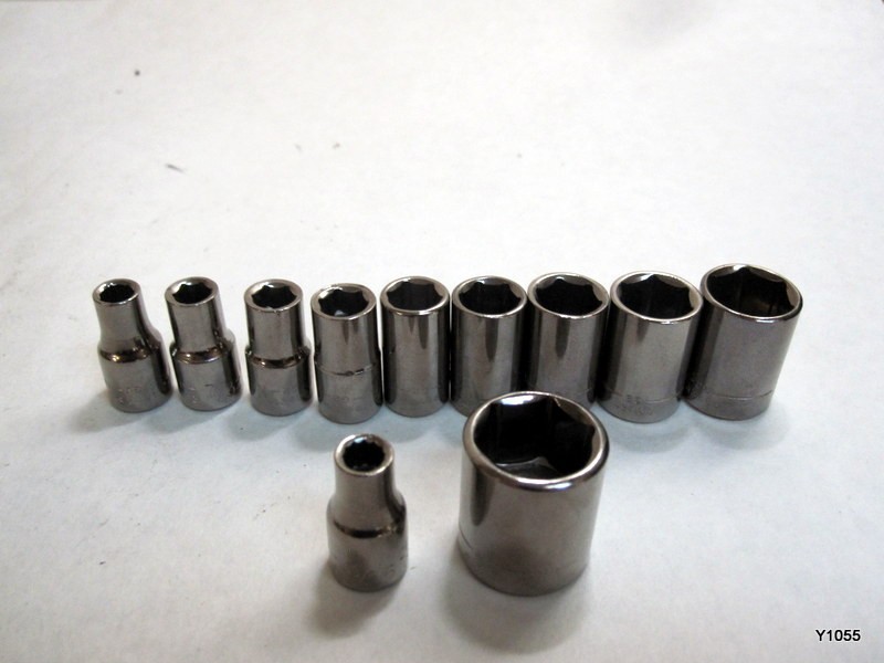 11 pcs Craftsman 6 point SAE see description