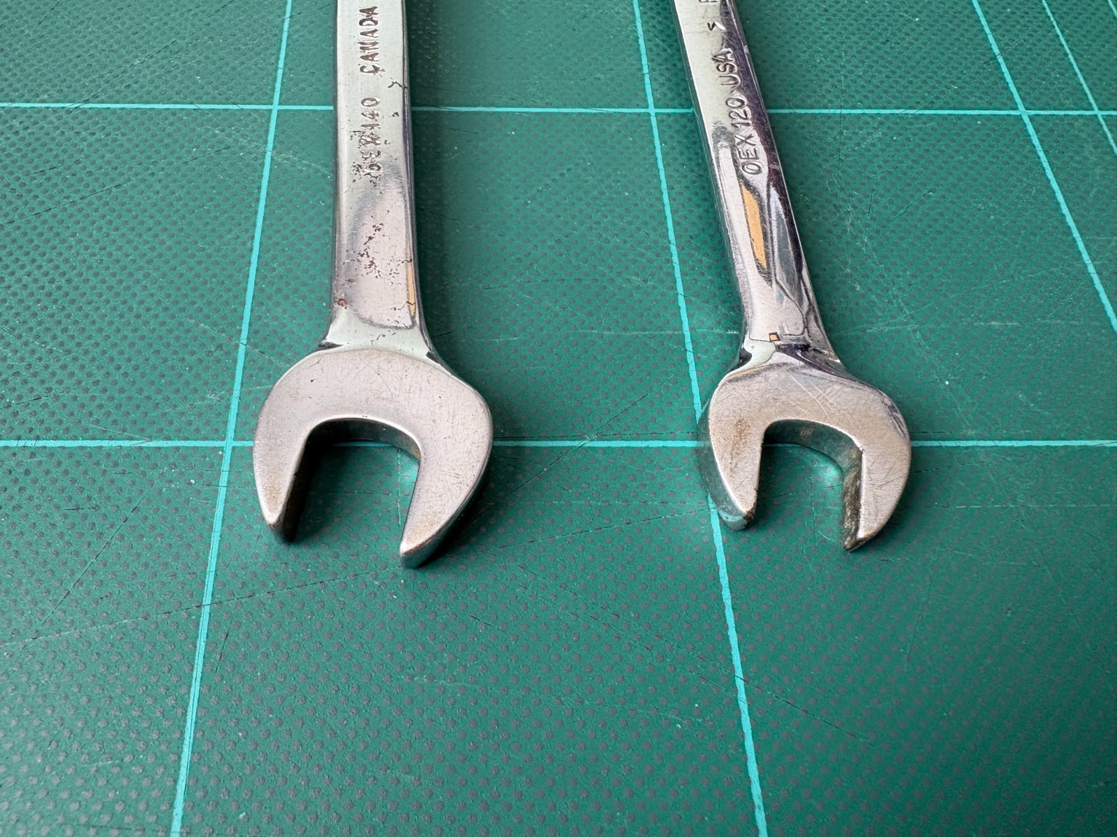 Snap-On OEX 120 – 3/8″ & OEX 140 – 7/16″ Combination Spanners – USA & Canada