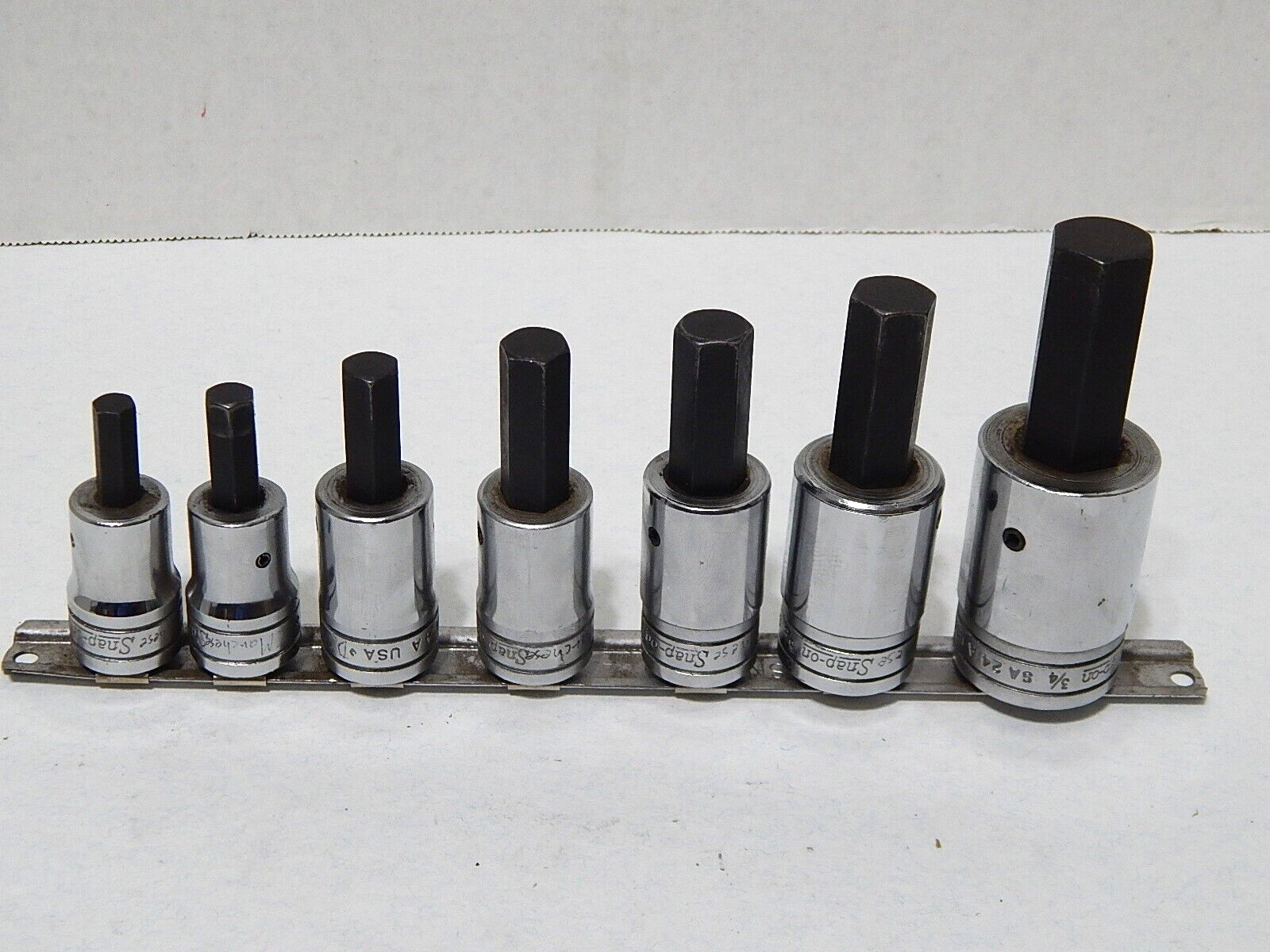 SNAP-ON 1/2″ DRIVER HEX DRIVER SET 7 PC 5/16-3/4″