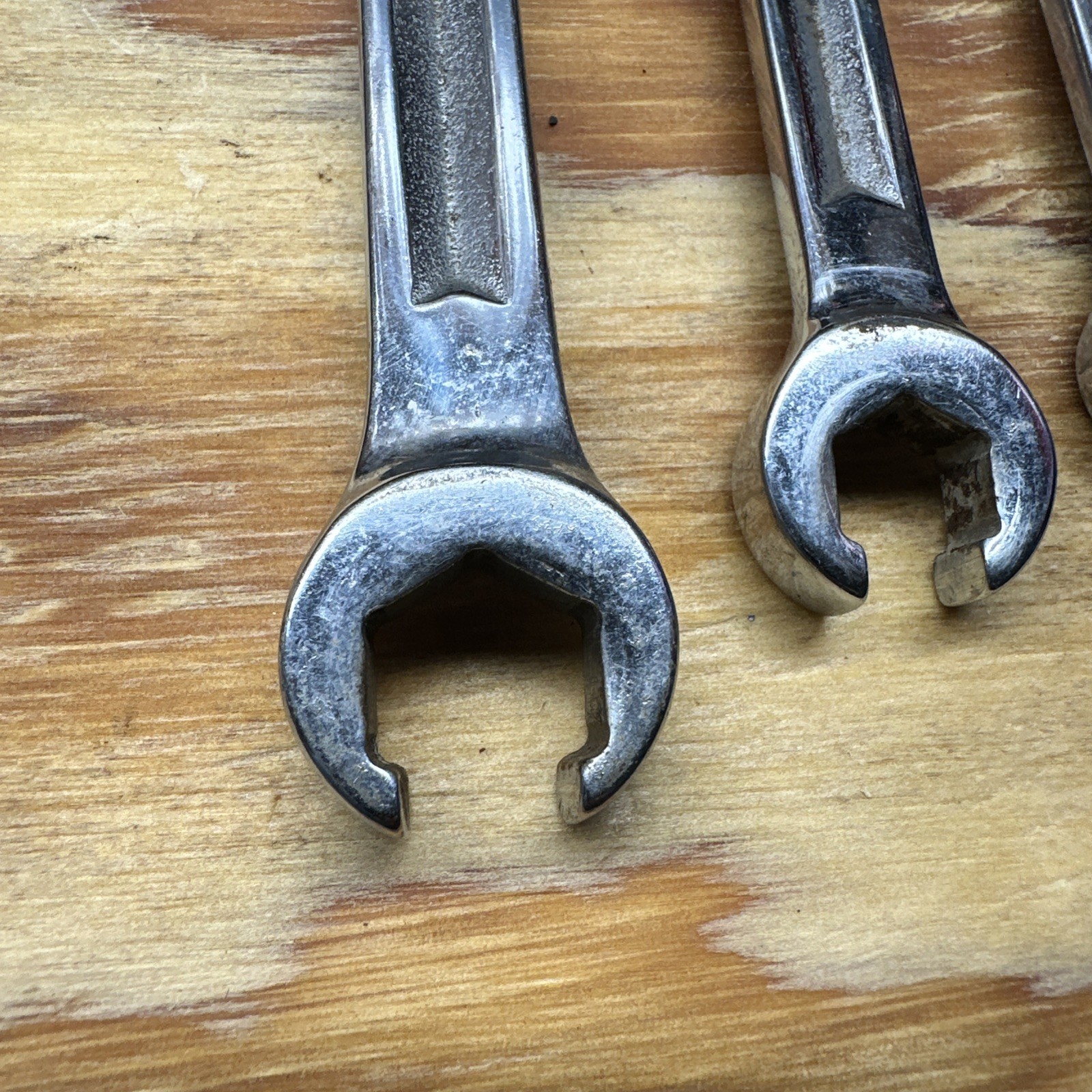 SNAP-ON RXH 4 PC SAE 6 POINT FLARE NUT LINE WRENCH 3/8″ – 11/16″ USA !!