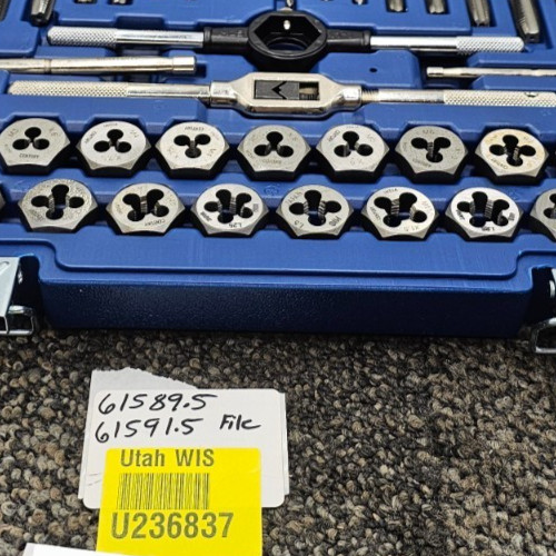 Century Drill & Tool 98912 40-Piece Metric Tap And Die Assembly