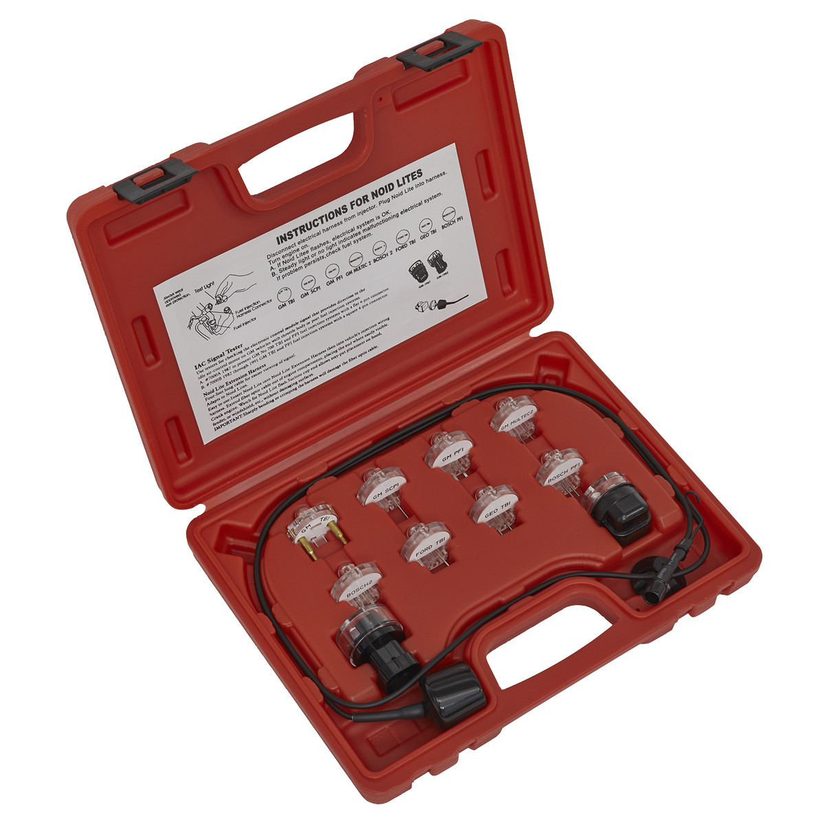 (BS) Sealey VS2131 Noid Light IAC Test Set 11pc