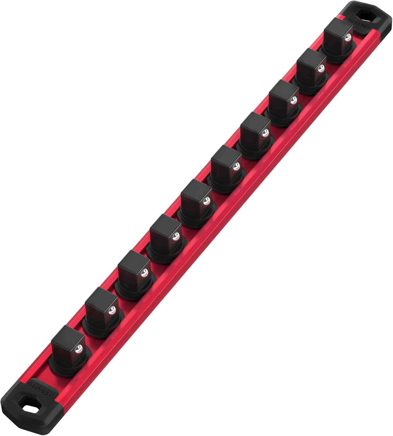 Magnetic Socket Organizer, 1/2-Inch Drive Aluminum Alloy Sockets Rail