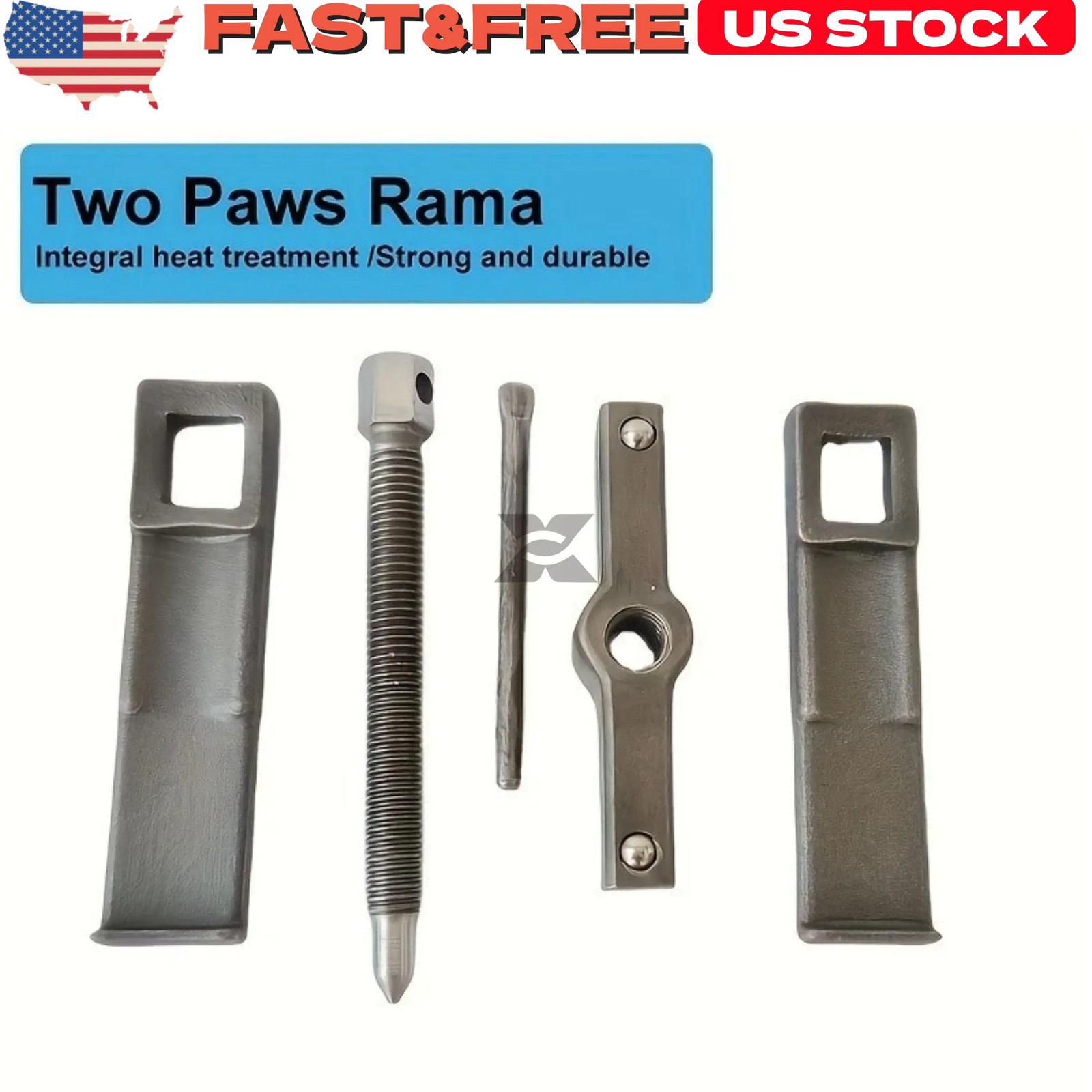 4 in Industrial Two-Jaw Puller Bearing & Gear Removal For Mechanical Repairs US