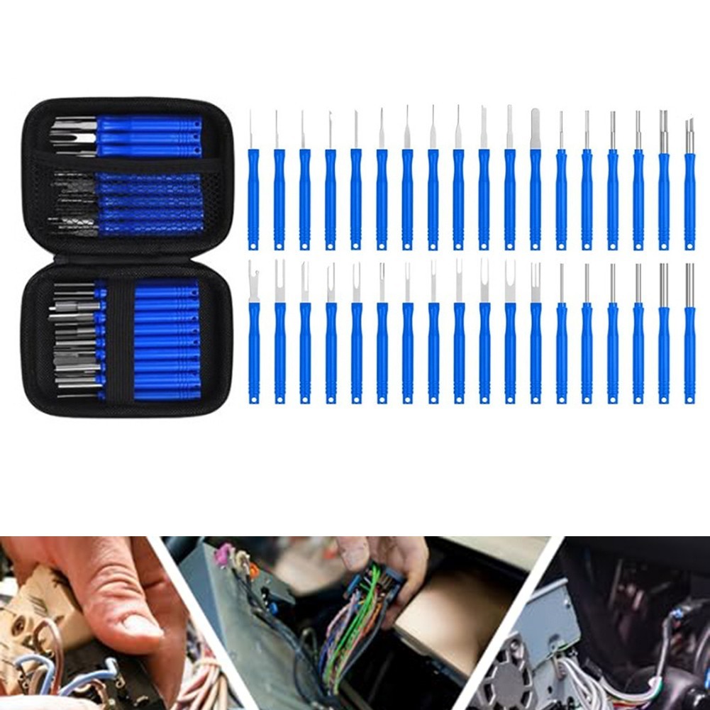 Pin Removal Tool Stainless Steel Tips ABS Plastic Handle Extended Handle Design