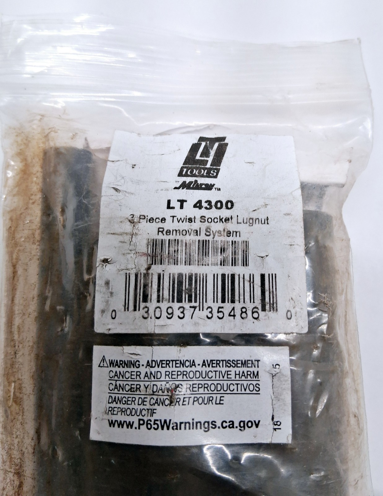 LT 4300 Twist Socket Lugnut Removal System 3 Piece