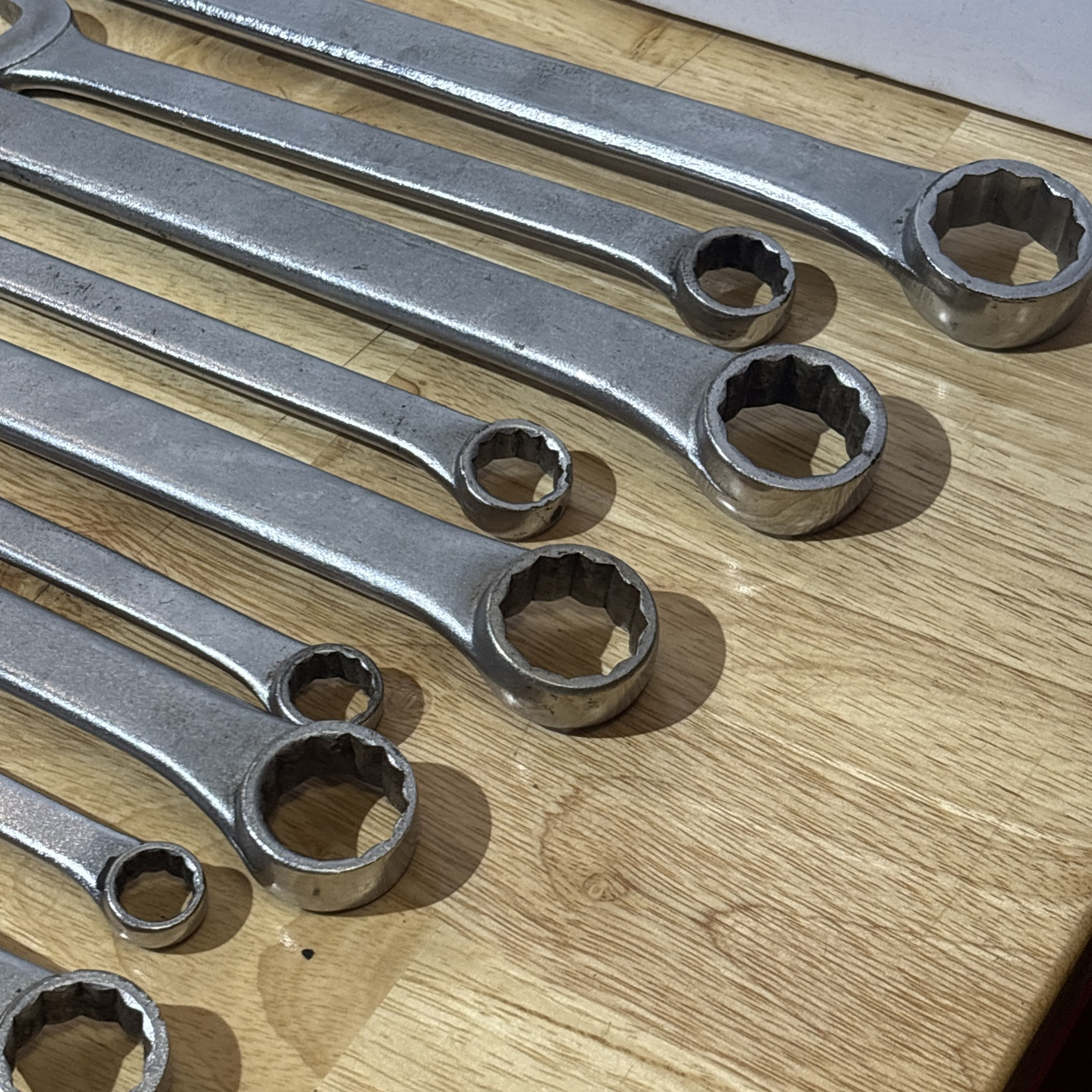 Dayton SAE Combination Wrench Set 12 Point 3/8″ to 1″ Vtg USA