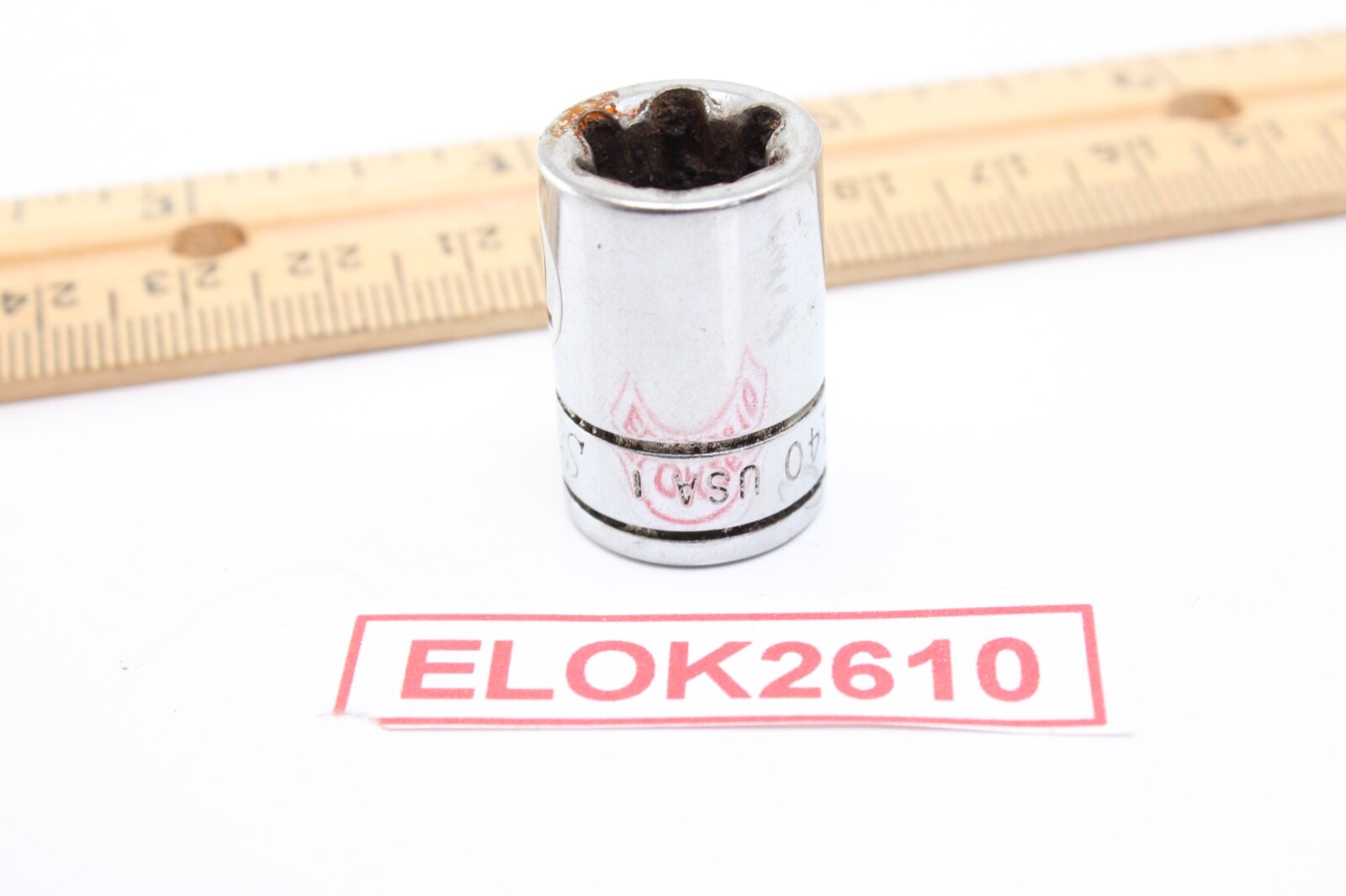 Snap On FLE140 Torx E14 3/8″ Drive Chrome Inverse Socket USA