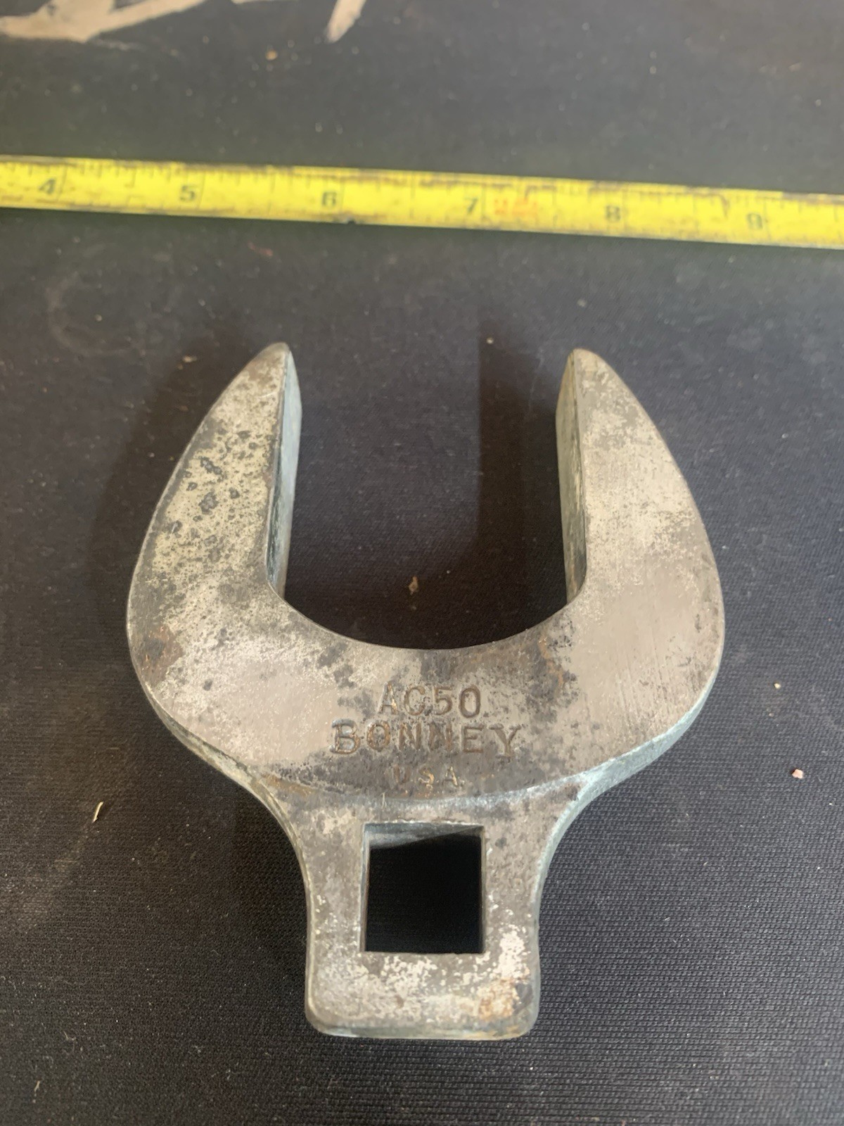 Bonney AC50 1-9/16” Crowfoot Wrench 1/2” Drive USA Made