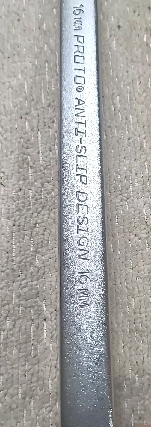 PROTO ANTI-SLIP DESIGN 16mm Combination Wrench 1216MASD 12 Point TOOL