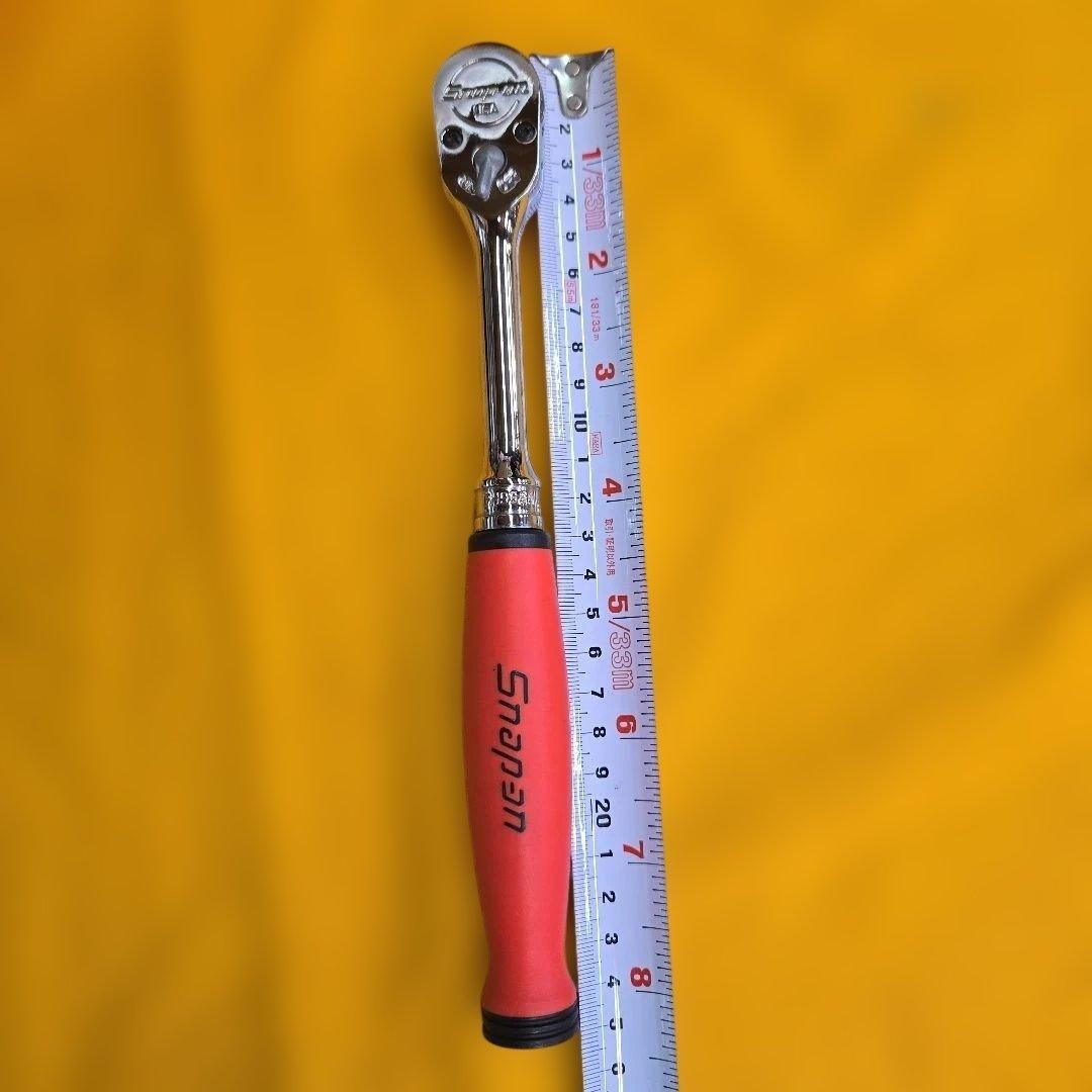 Snap-on FH936A 3/8″ Drive Soft Grip Standard Handle Ratchet [Used]