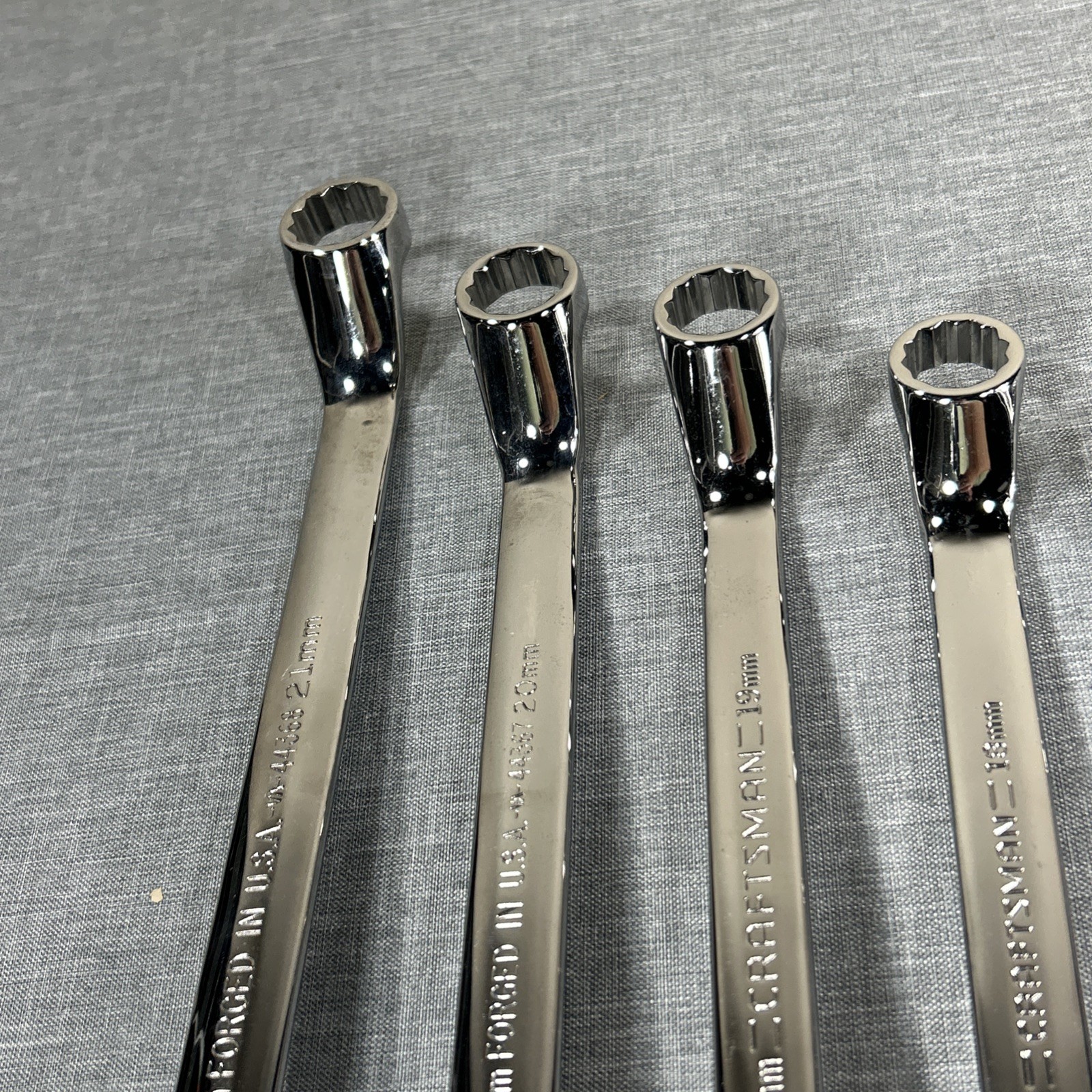 Craftsman Professional Deep Offset Full Polish Metric 6-piece Set VA 10-23mm