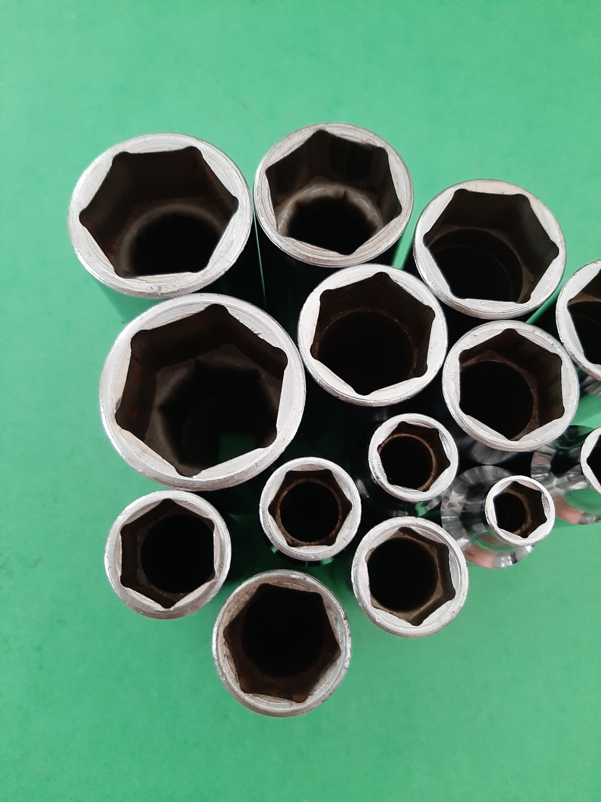 Snap-on 1/2″ Drive 14PC SAE 6PT Point Deep Socket Set 3/8″ to 1-1/4″ (no 1-1/8)