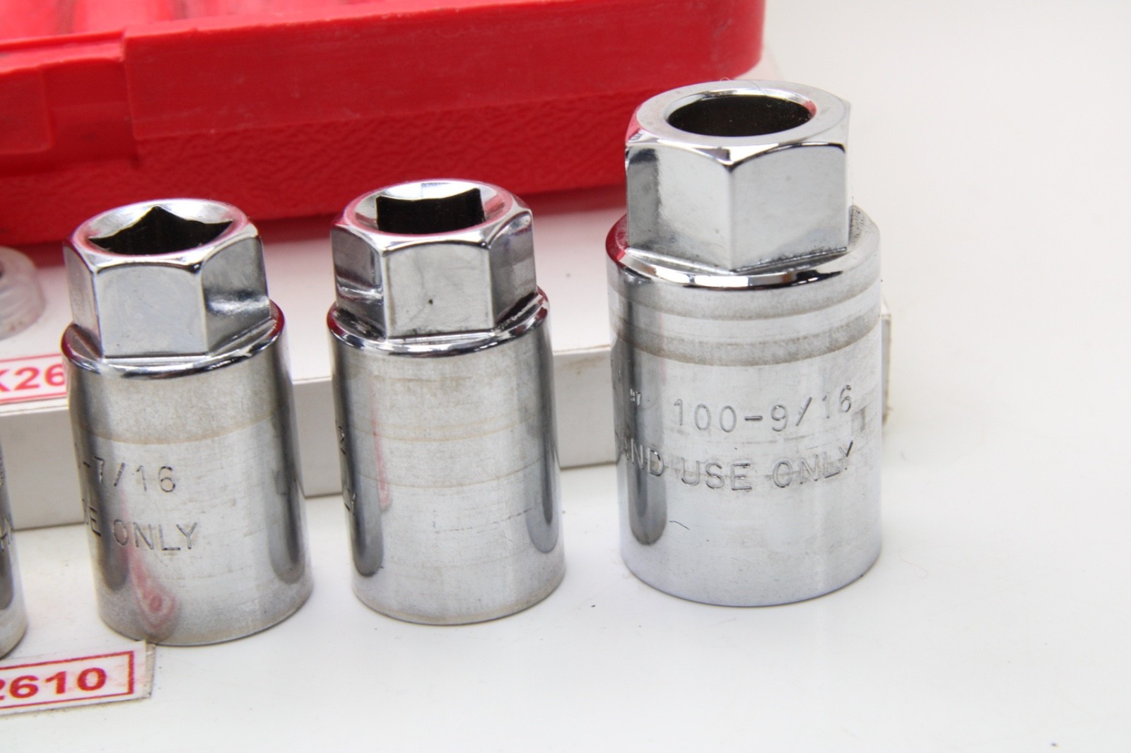 AST Tools 7 Piece SAE Chrome Standard Size Stud Puller/Remover Socket Set USA