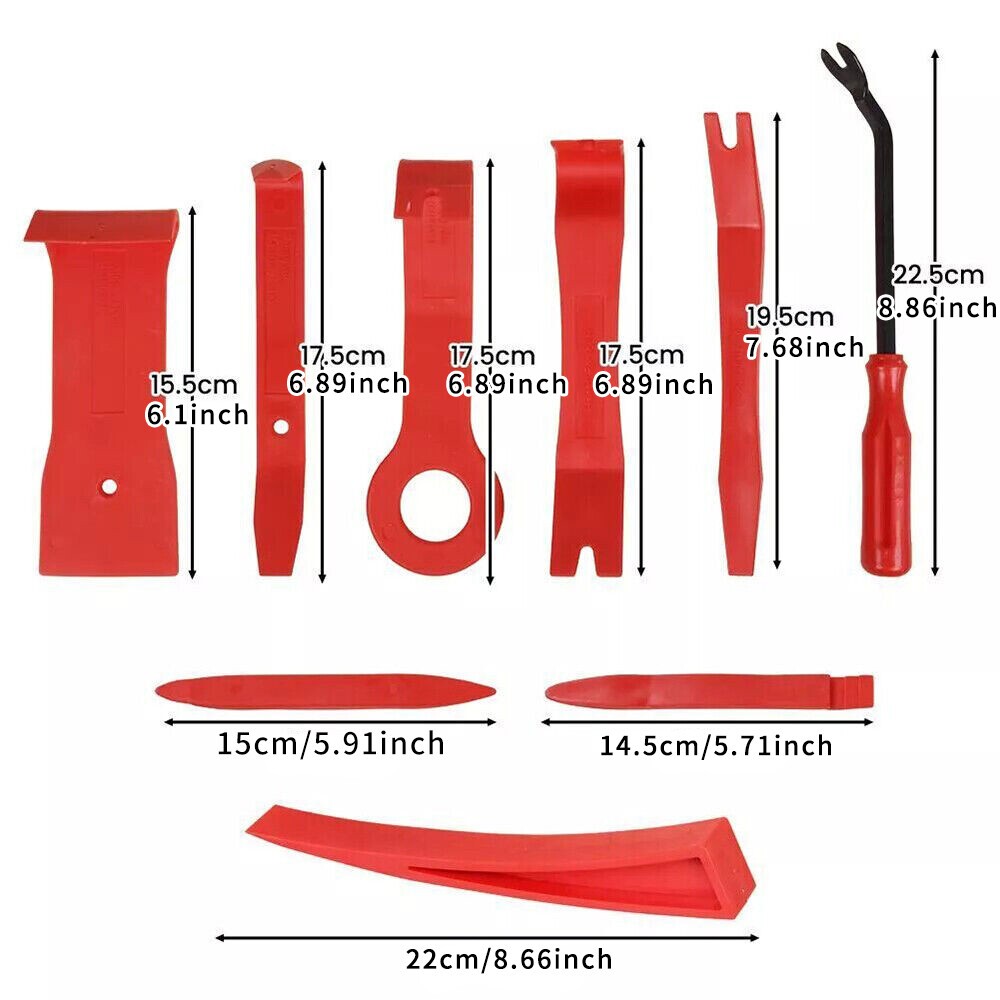 31Pcs Auto Car Window Door Emergency Repair Repair Tool Kits Universal Repair