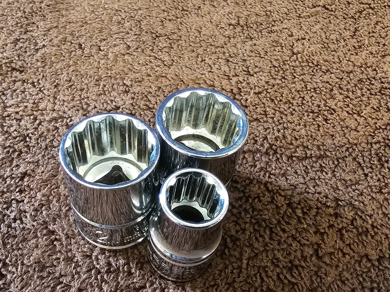 11 Urrea Metric 1/2″ Drive 12mm 20 21 23 25 26 28 29 30 31 32 Socket Set Point