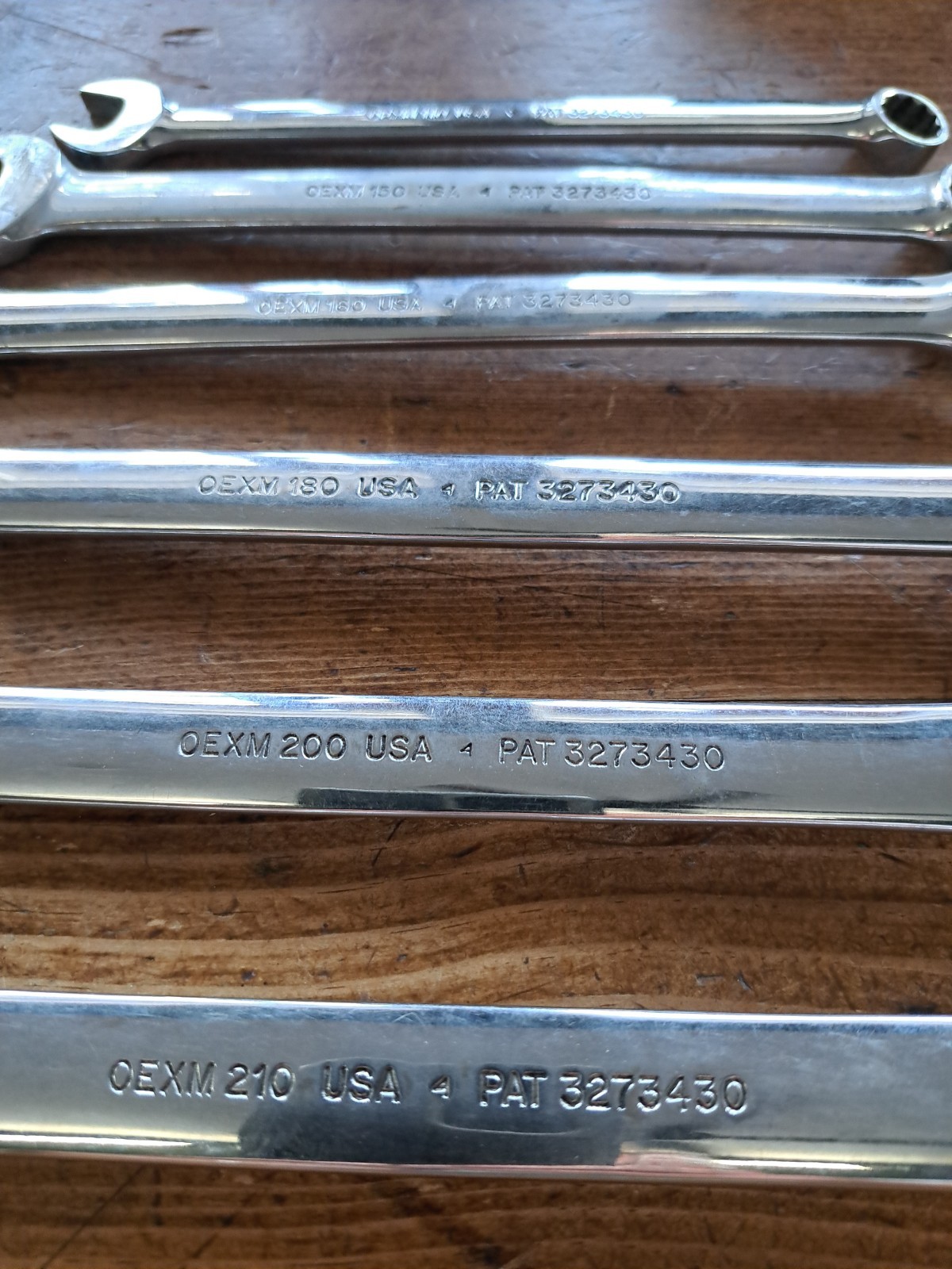 8 Vintage Snap-on Tools 1/2″Drive Ratchet/ 7 Wrenches Various Sizes See Pics USA