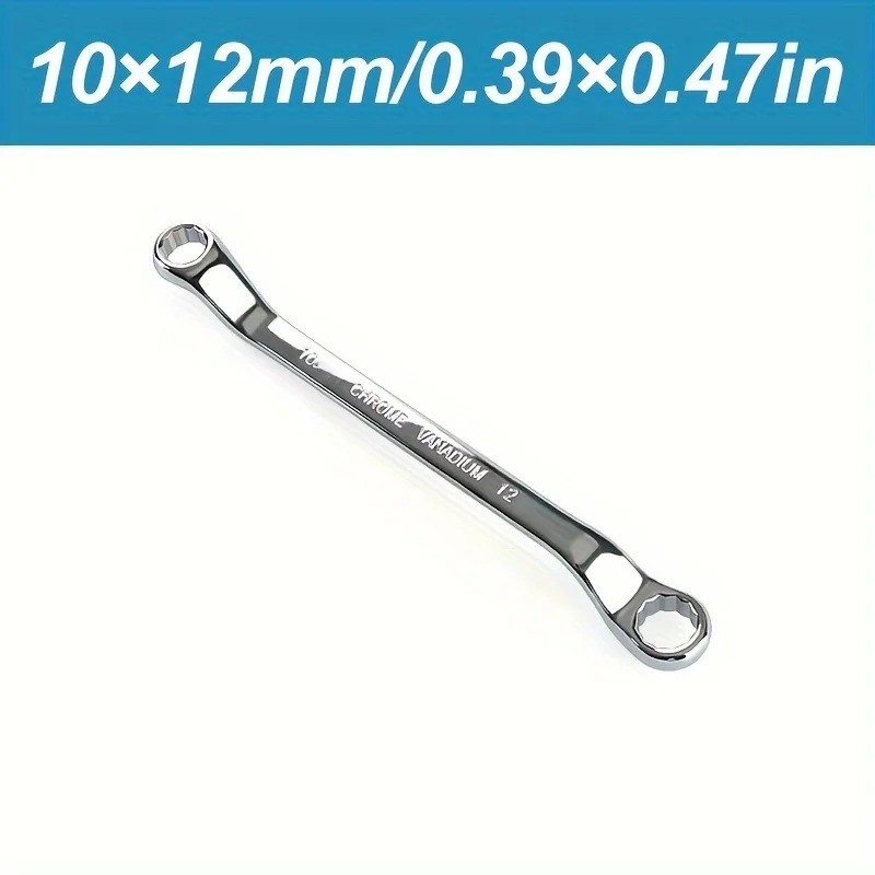 Premium Chrome Vanadium steel Tools 45-Degree Deep Offset Double Box End Wrench