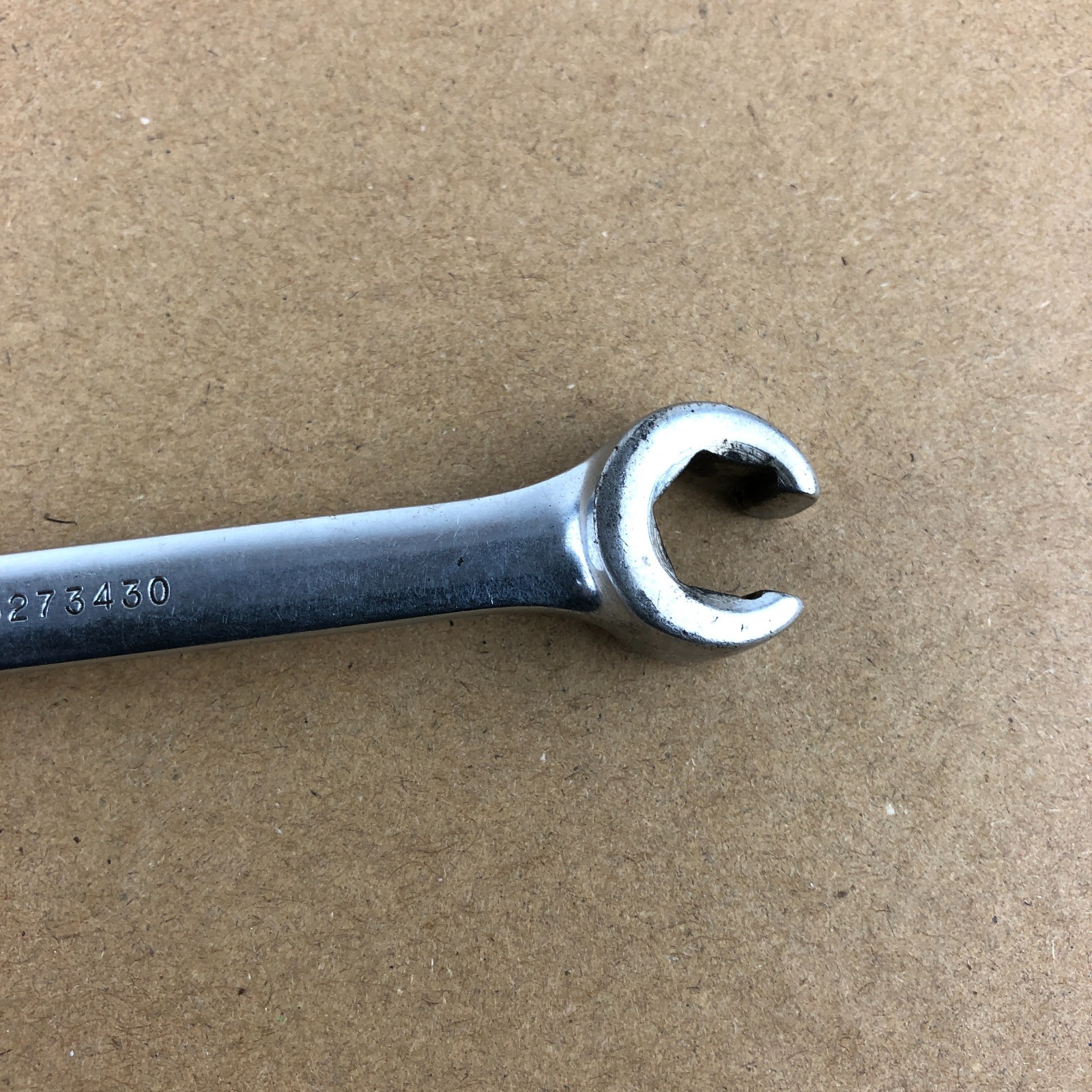 Snap-on Tools RXS14 7/16″ Flare Nut Line Wrench/Open End Combination 6 Point SAE