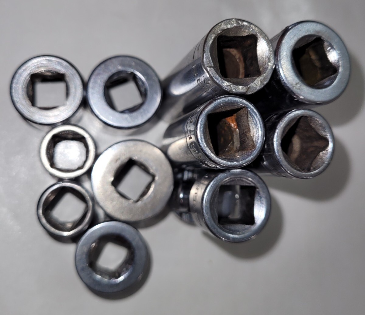 3/8″ Drive Craftsman V series Socket Set 12 point 6 point Deep Regular Sockets