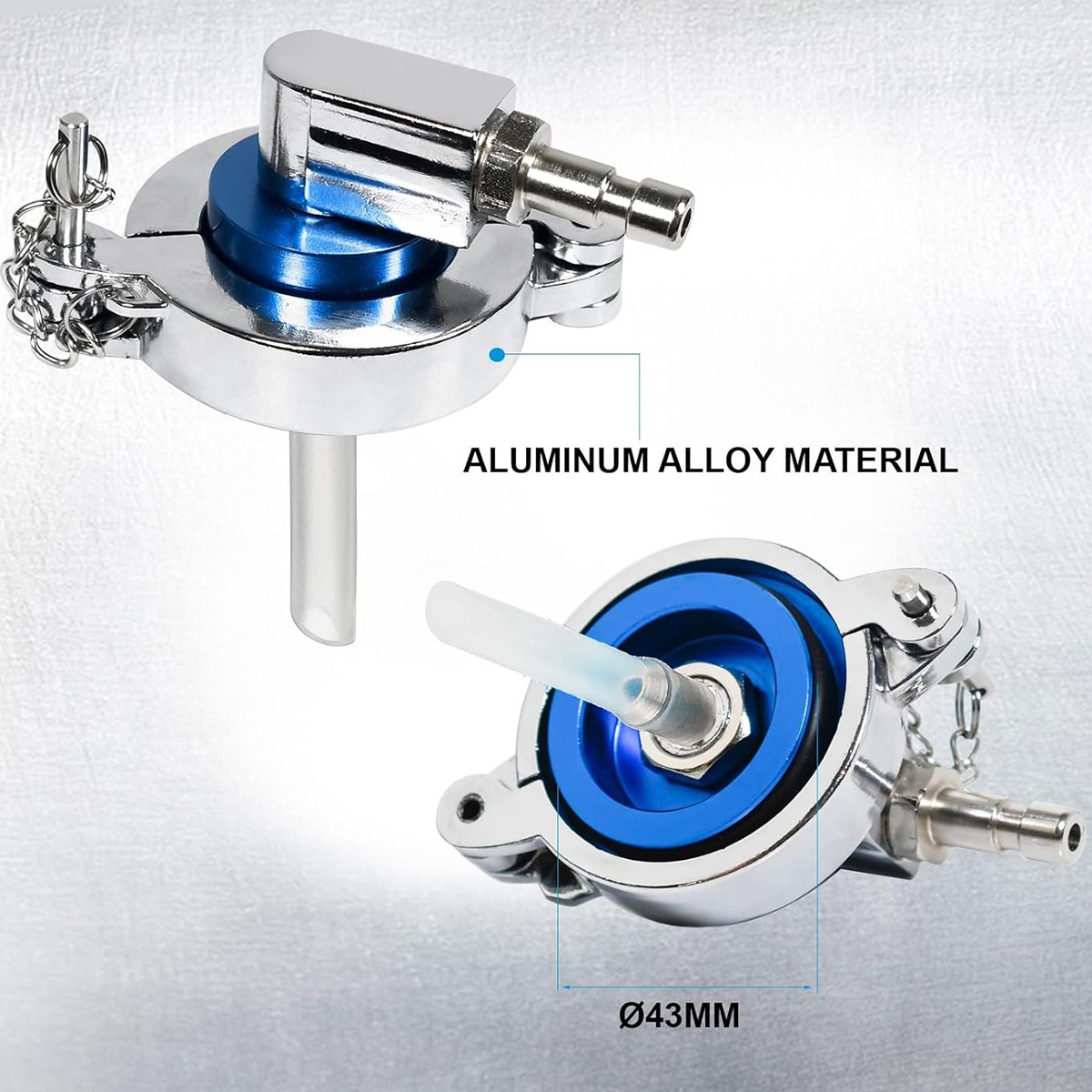 Brake Fluid Bleeder Master Cylinder Adapter Aluminum 43mm Fit for Toyota Lexus