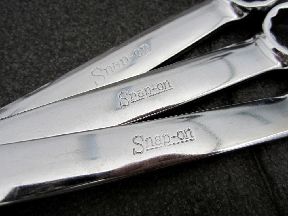 Vintage Snap-on 6pc Stubby Combination Wrenches 5/8″ to 15/16″ Underline USA
