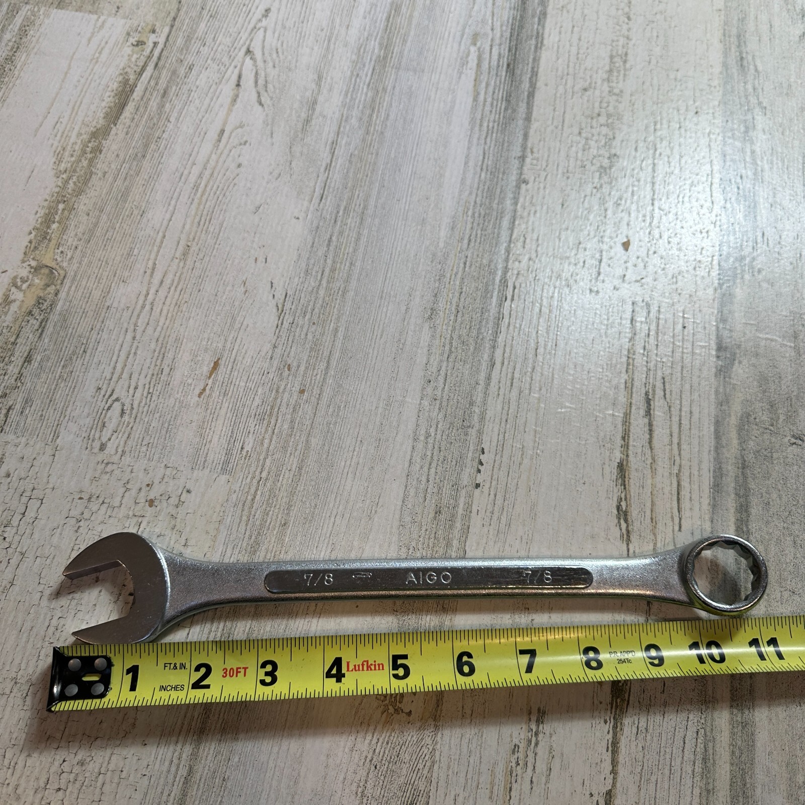 AIGO Japan 7/8” Combination Wrench 12 Point Forged Steel 11″ Long