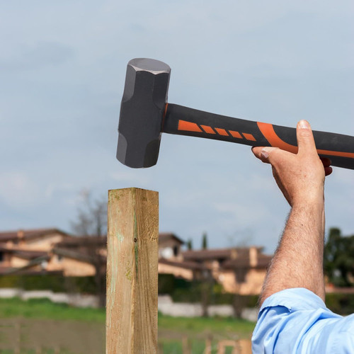 2 Packs 4lb Sledgehammer with 13 Inch long Fiberglass Handle, 2