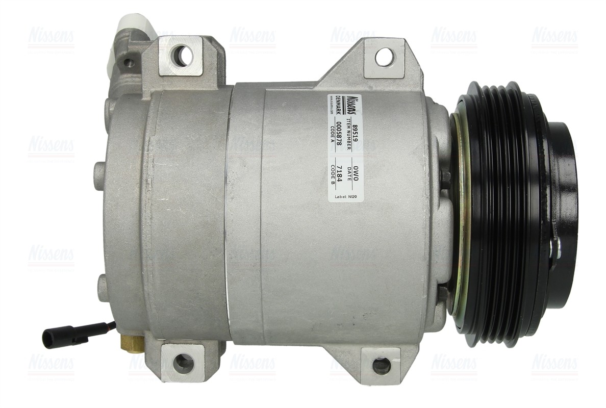 Nissens Aircon Compressor 89519 for SUZUKI GRAND ESCUDO (1998) 2.7 VVTI etc