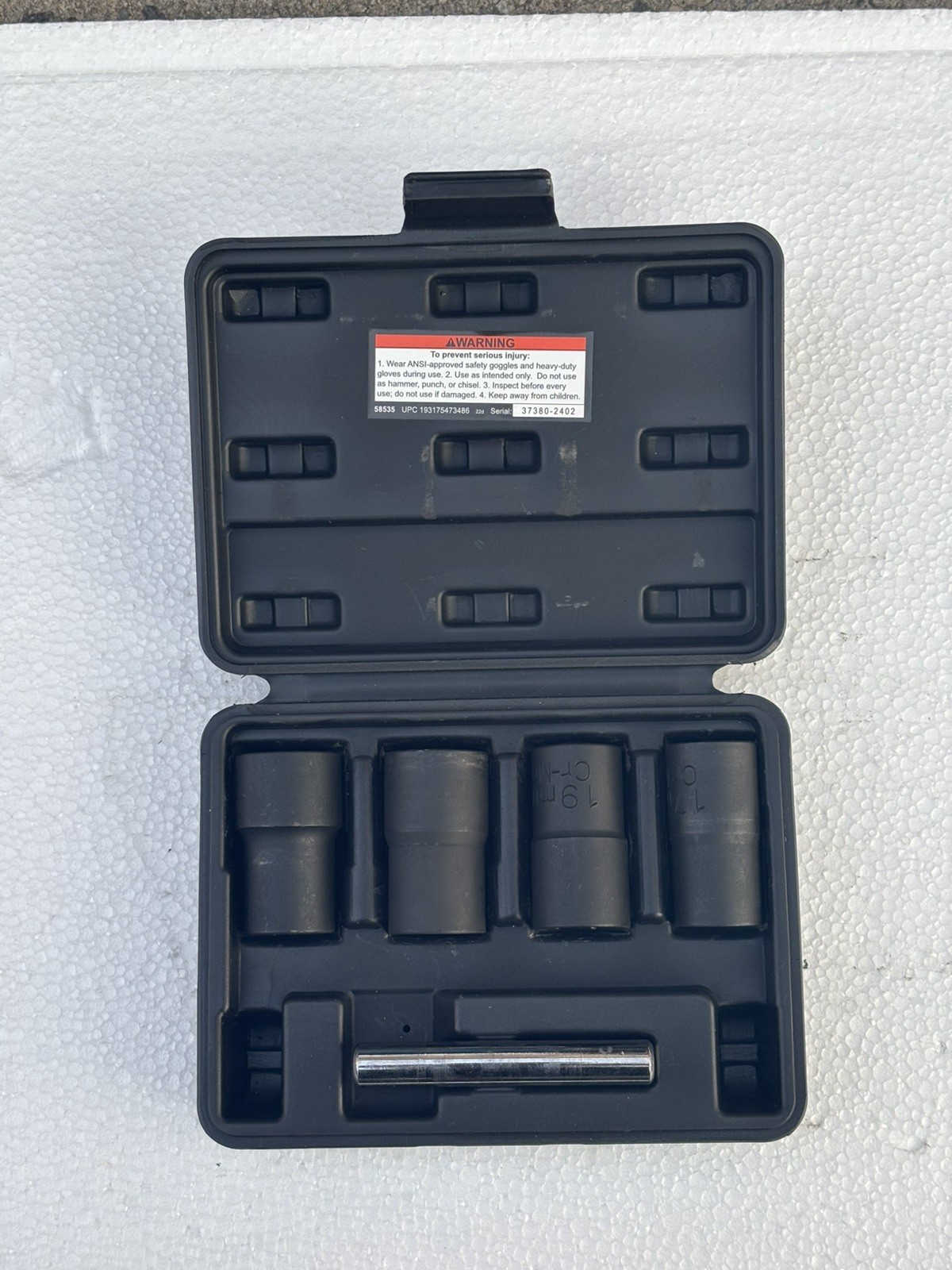 Maddox MC5-1 Universal Locking Lug Nut Removal Set 58535