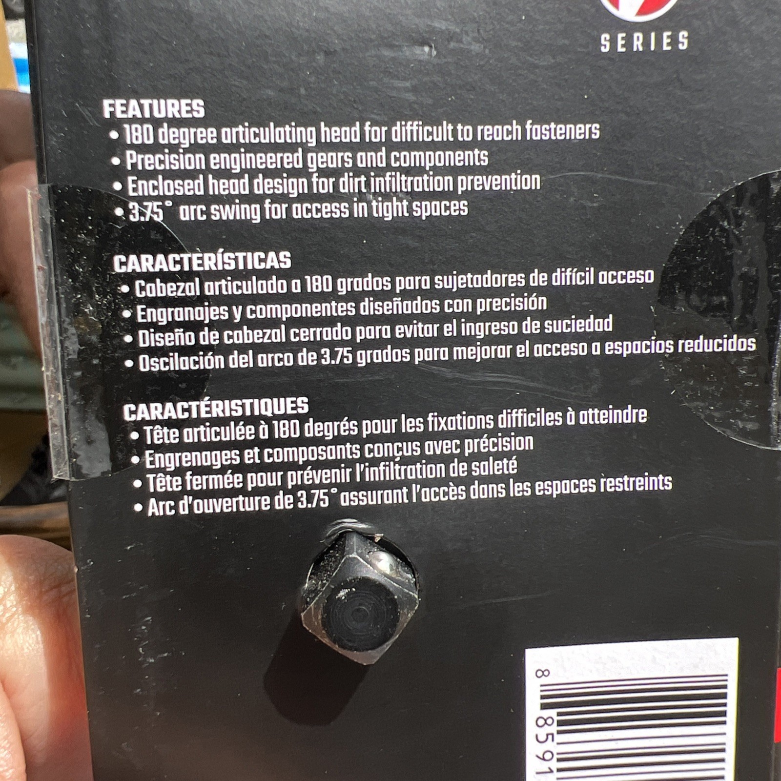 CRAFTSMAN V-SERIES 3/8 in LongFlex Head Ratchet Deep SAE Socket Set (CMMT86323V)