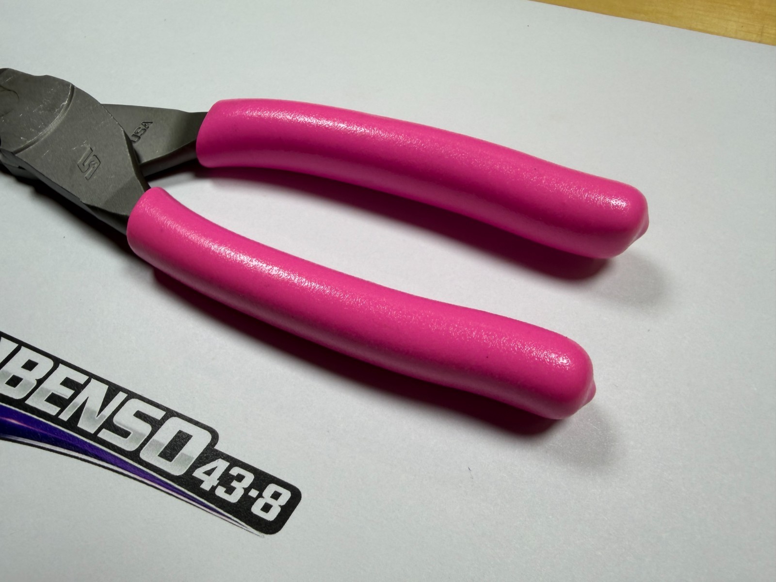 Snap-on Tools USA NEW PINK Soft Grip 7″ Diagonal Cutter Pliers 87ACFP