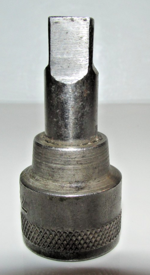 T #169 – Unbranded, 3/8 male to 1/2″ female socket adapter, Marked 7-16