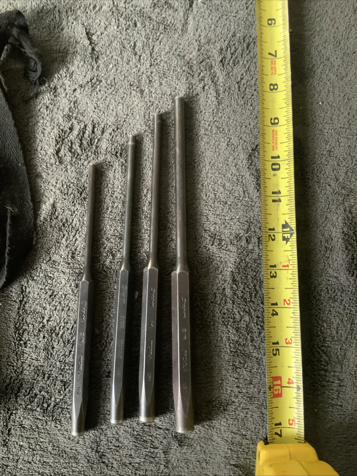 Snap On 4pc Pin Punch….missing 2 In Set