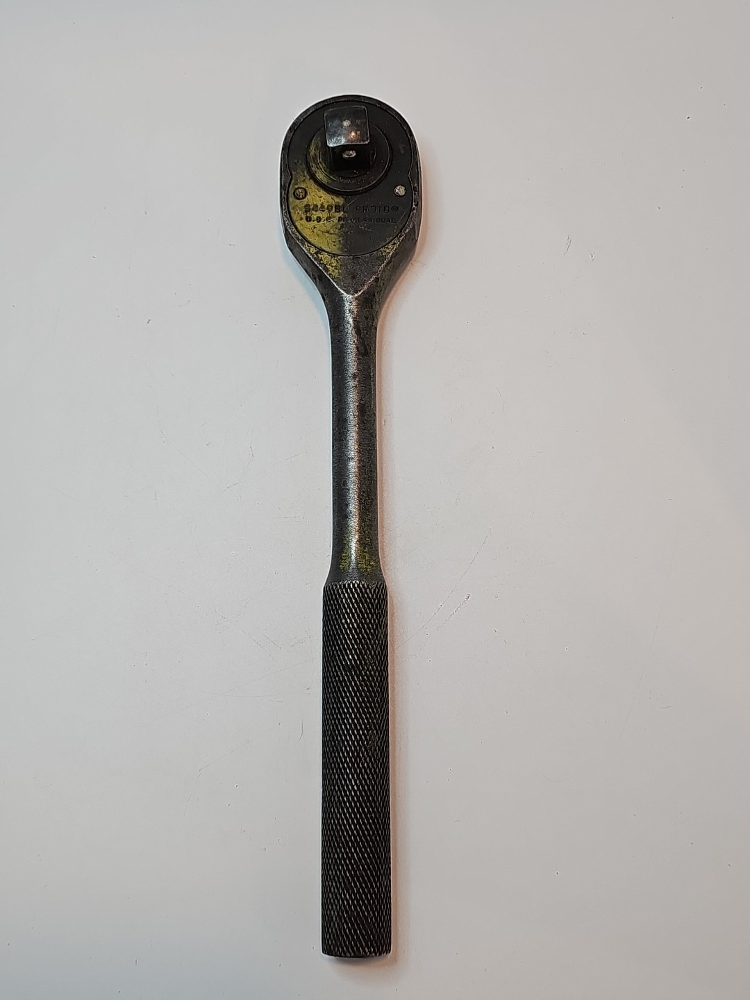 PROTO Pear Head Ratchet 5449BL 1/2″ Drive 10” Black Oxide Tools USA Professional