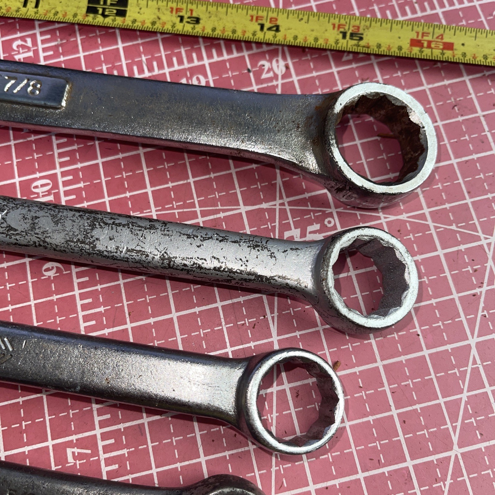 Craftsman USA 6 Piece SAE 12 Point Box End Wrench Set Proto Armstrong 3/8 – 7/8