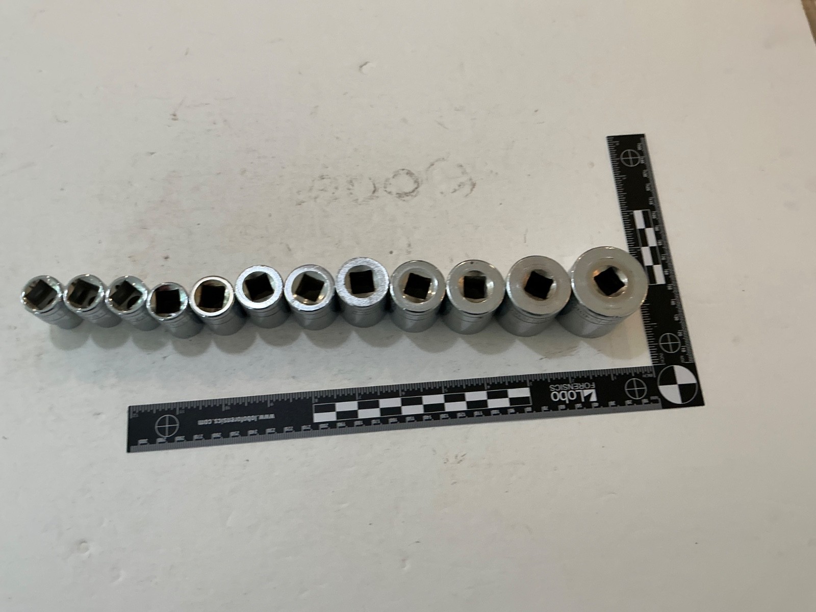 S-K tools 11 pc 1/2″ drive shallow SAE socket set 12 pt 1/2″-1 1/4″ USA made