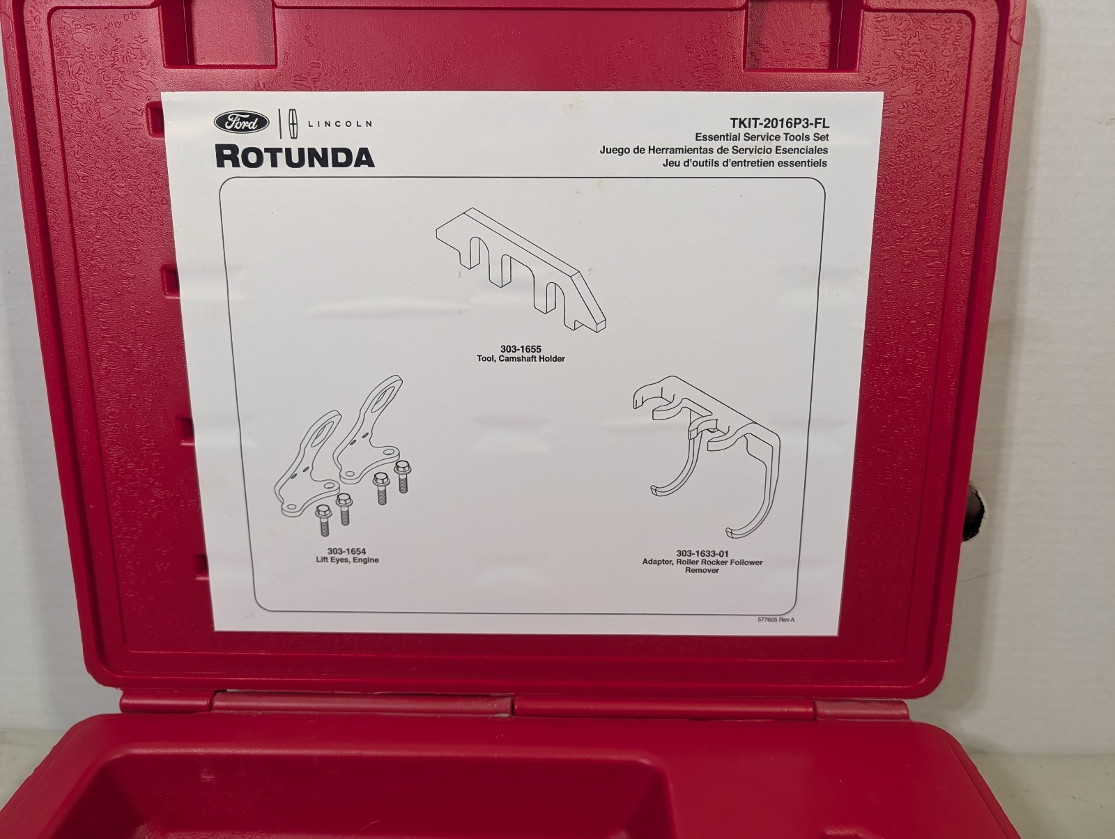 Ford Rotunda OTC TKIT-2016P3-FL CASE ONLY EMPTY