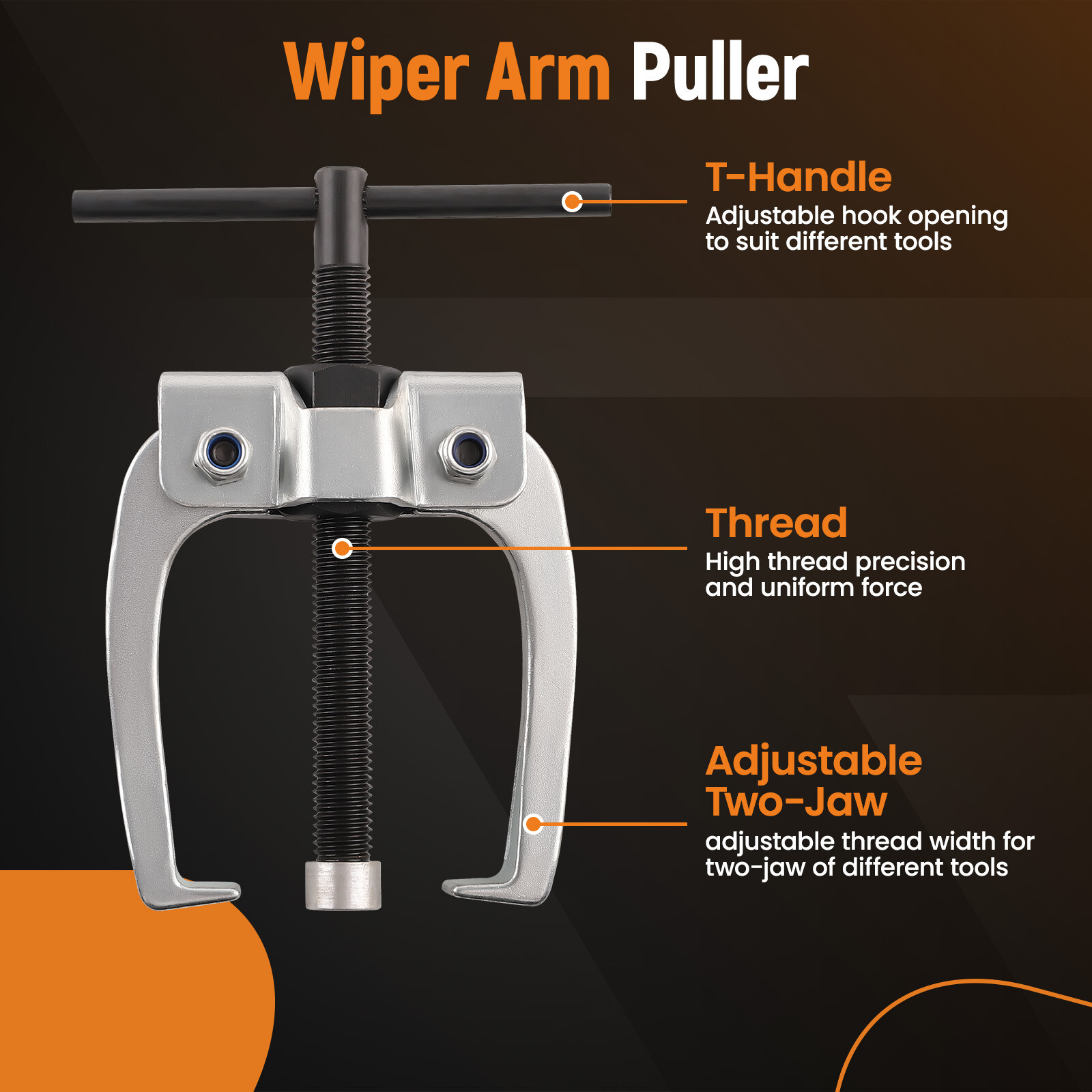 6pc Wiper Arm Puller Removal Universal Set For Audi Porsche BMW Ford VW Honda