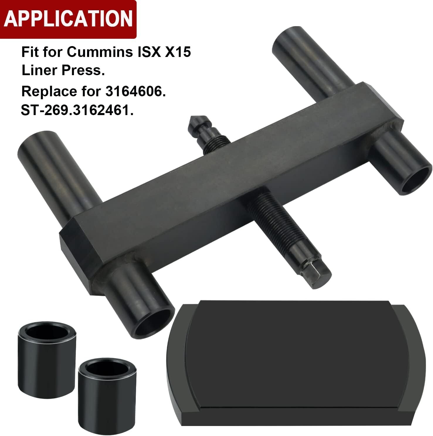 ST-269, 3162461 3164606 Cylinder Liner Press Installer Tool for Cummins ISX X15