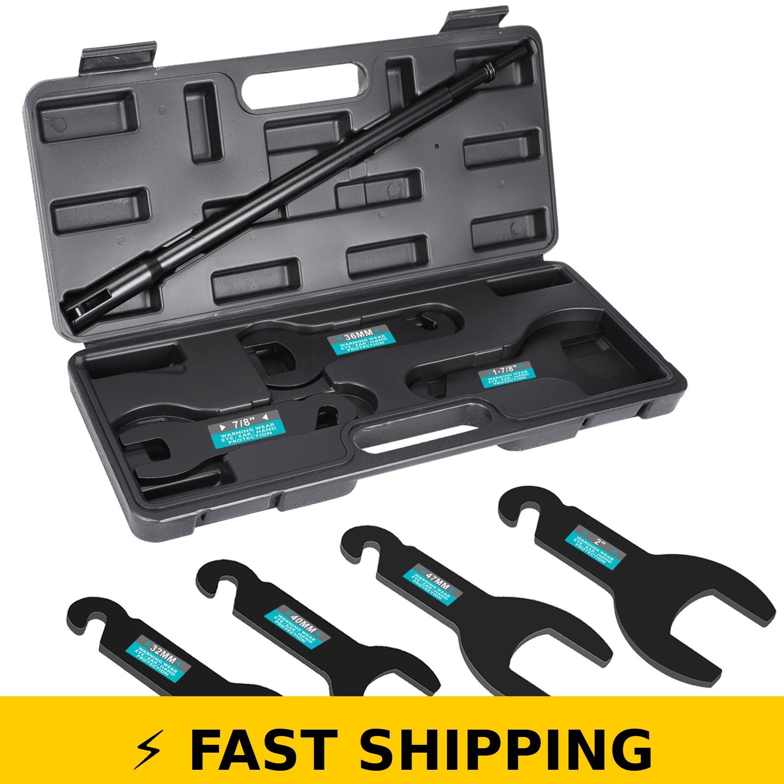 Magacyo 8pcs Fan Clutch Removal Tool Kit for Jeep Ford GM Chrysler