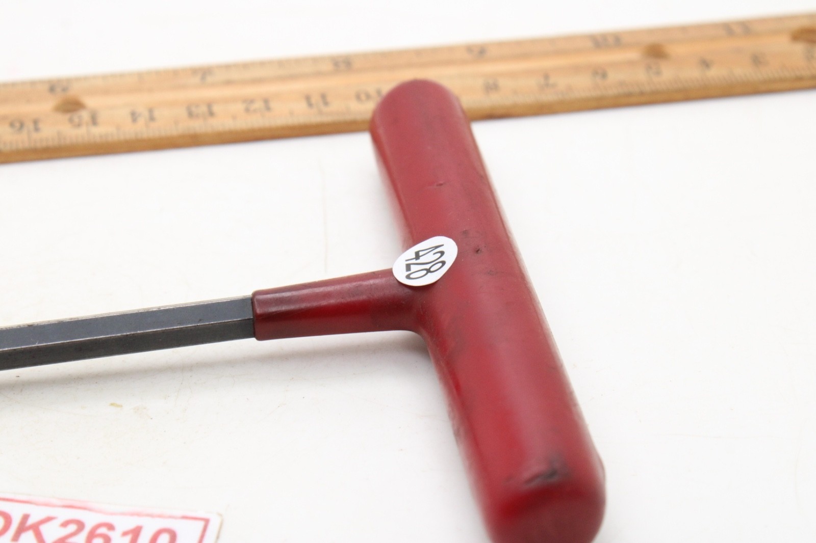 Unbranded 6mm 6 Point Metric Red Rubber Handle Hex Allen Key T Handle USA