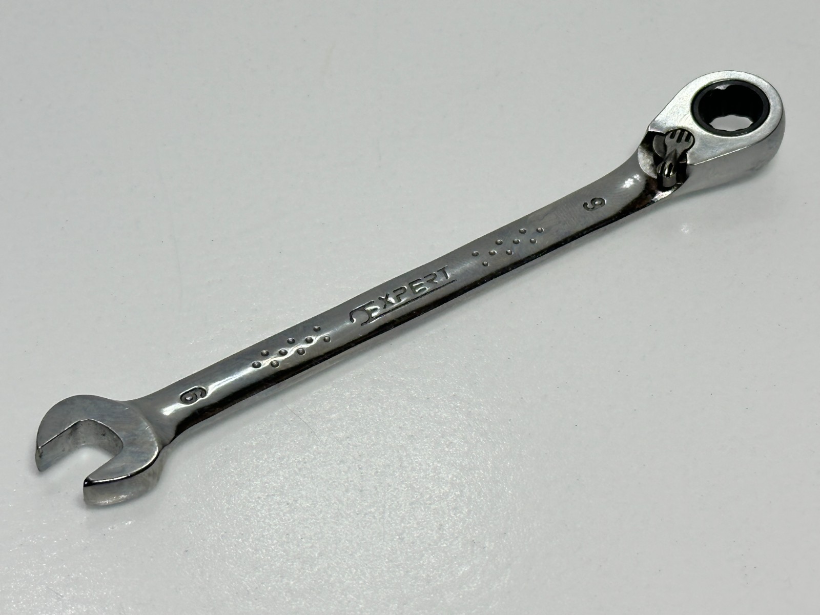 MAC Tools EXPERT E117377 Metric 6mm RATCHETING Combination Wrench, 12 Point