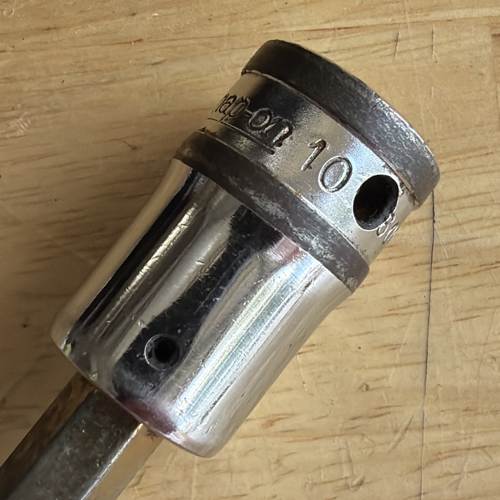 Snap On Tools 10mm Long Hex Bit Driver Socket 1/2″ Drive S6018 Vtg USA